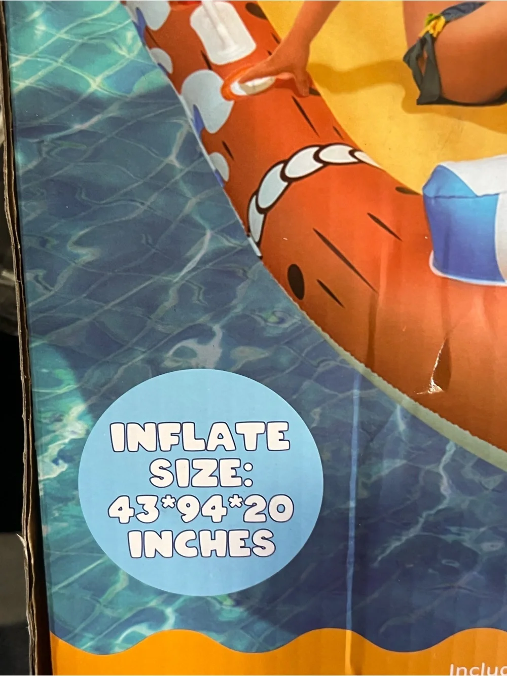 NIB Large Inflatable River/Pool Raft Float